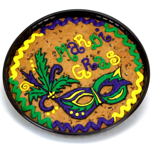 Mardi Gras Cookie Cake