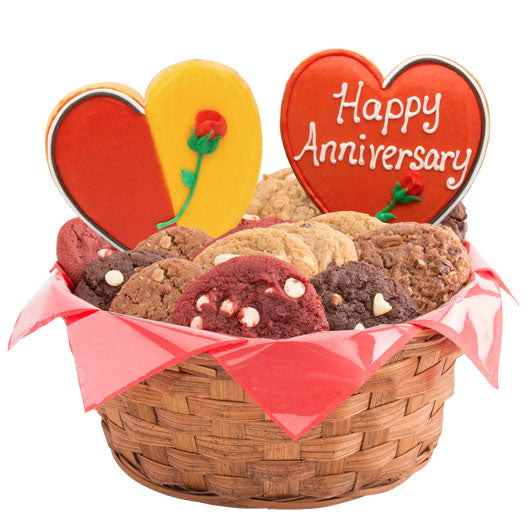 Happy Anniversary Wishes Basket