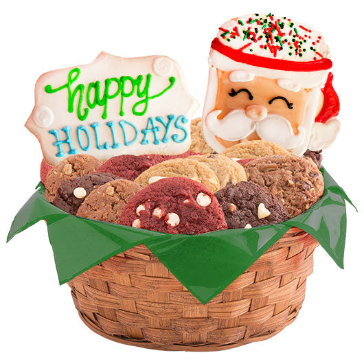 Happy Holiday Mugs Basket