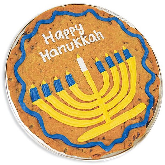 Happy Hanukkah Cookie Cake