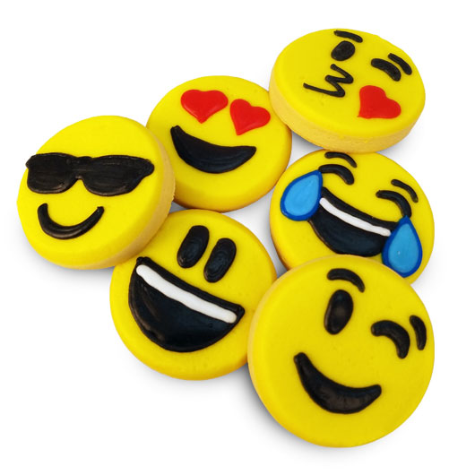 Sweet Emoji Cookie Favors