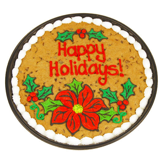 Holiday Floral Cookie Cake