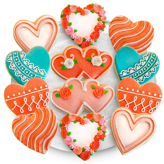 My Heart Cookie Favor Tray