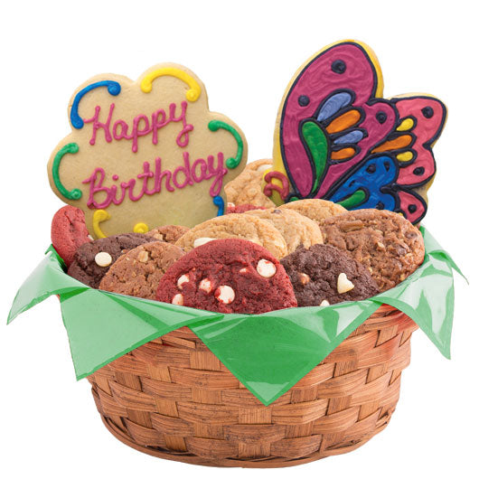 Butterfly and Daisy Birthday Basket