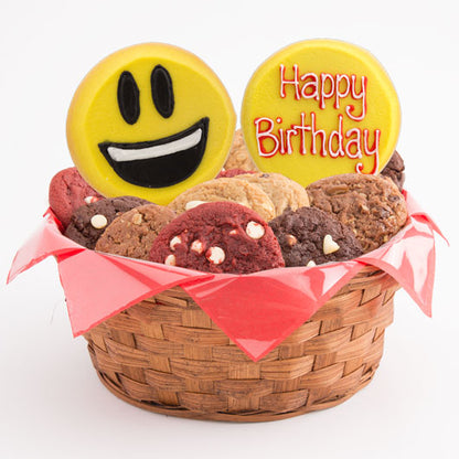 Sweet Emojis Basket-Birthday