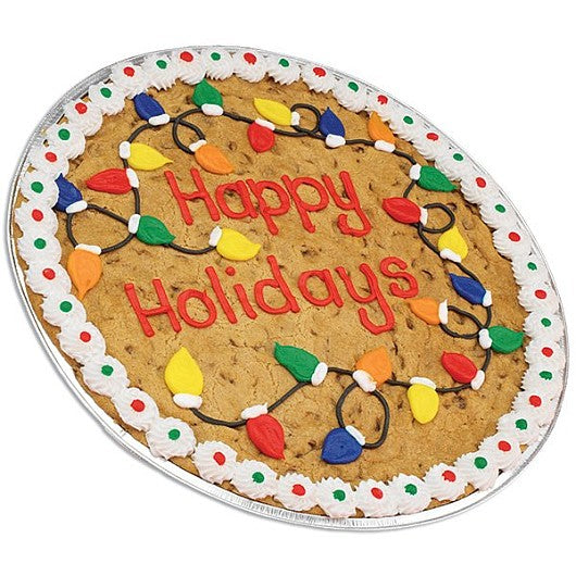 Happy Holidays Cookie Cake