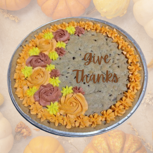 Give Thanks Cookie Cake