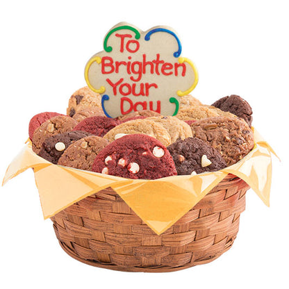 Smiling Face Daisies Basket