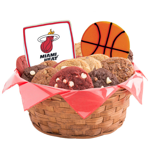 Pro Cookie Basketball Cookie Basket - Miami